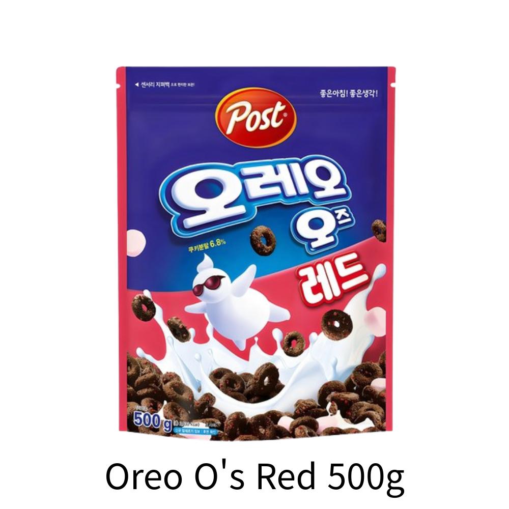 

[Dongsuh] Пост Орео О с Хлопья 500г / (17,6 унции) Два вкуса Шоколадный, Красный Red 500g