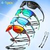 4pcs Sports Glasses Anti UV&anti Glare Suitable for Cycling Driving Fishing Golf Outdoor Activities Unisex
