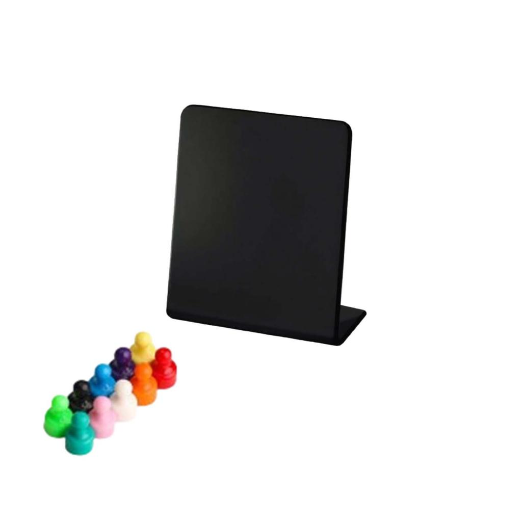 Magnetische Schreibtisch-Displaytafel Metallständer für Büro Zuhause Schreibtisch Magnetischer Memo-Halter Organizer für Notizen Fotos Schilder Dokumente