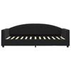 Vidaxl Sofa with Sleeping Function, Black, 90X200 Cm, Upholstered In Velvet