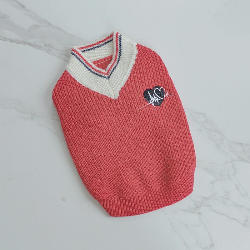 

Осенне-зимний вязаный свитер для собак и кошек, V-образный вырез, питомец, новый топ-майка, двуногий плюшевый свитер для собак, рождественская одежда для собак XL