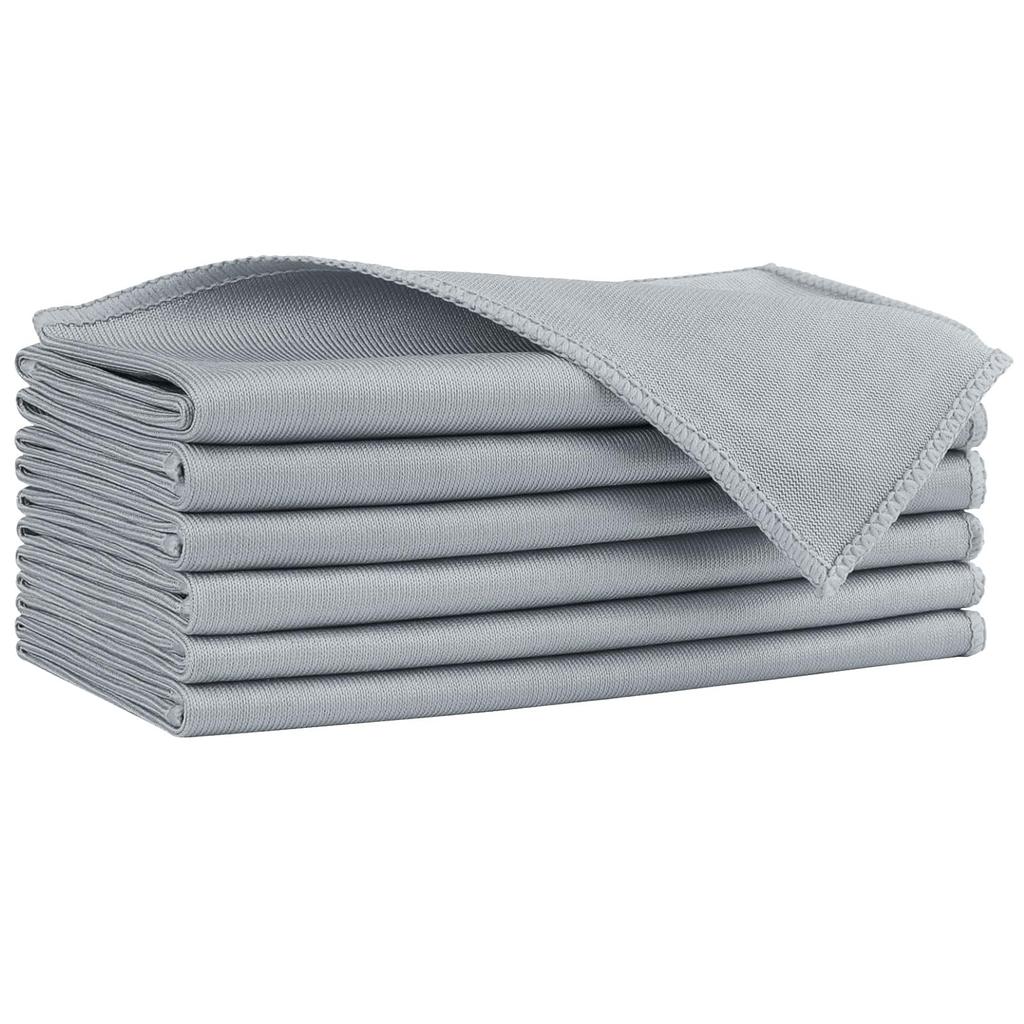 HOMEXCEL Microfiber for Cleaning Car and Smartphone and X Inches Cloths, 6-Piece Set, Windows, Glass, Mirrors, More, Lint-Free, Screens, Wood, More,