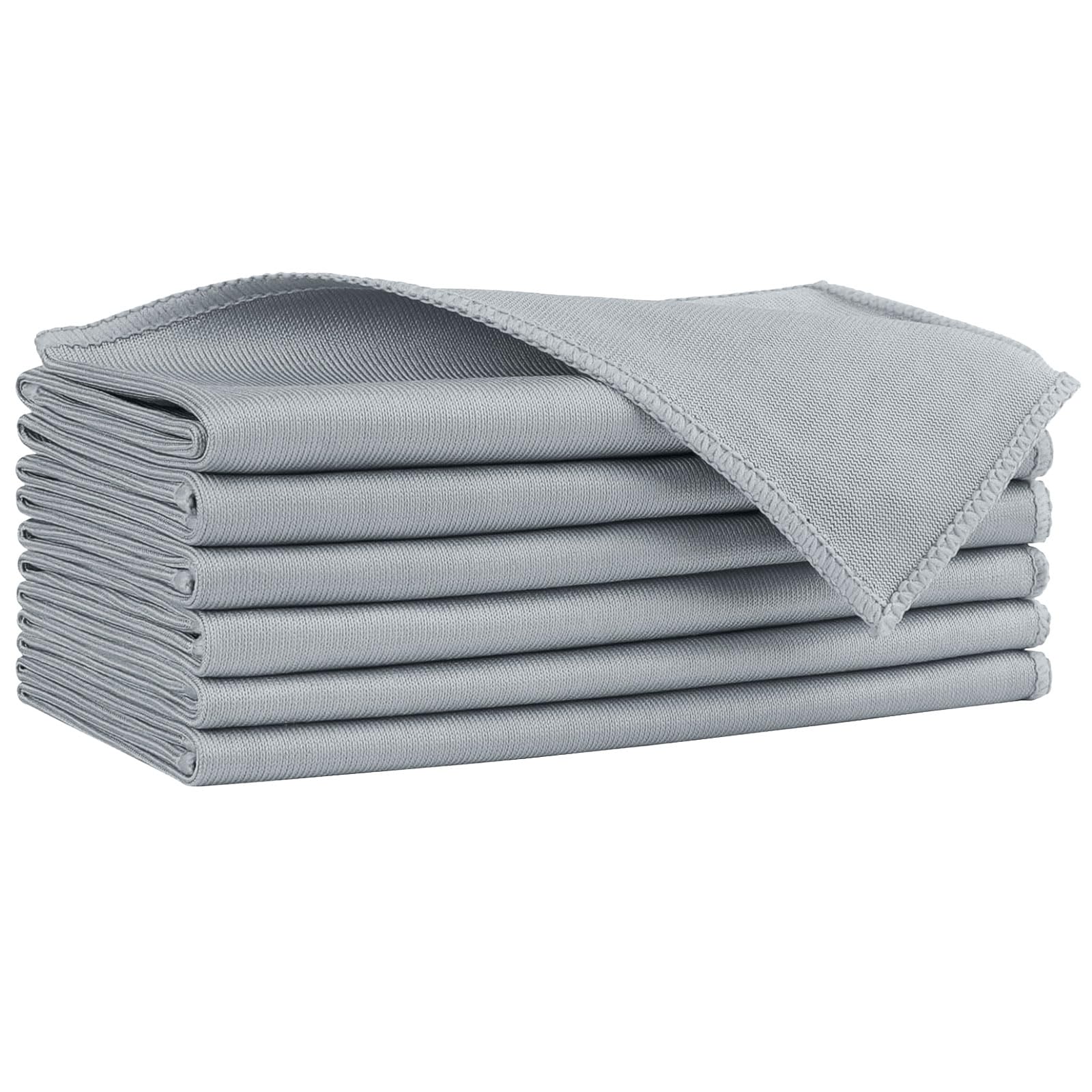 

HOMEXCEL Microfiber for Cleaning Car and Smartphone and x inches Cloths, 6-Piece Set, Windows, Glass, Mirrors, More, Lint-Free, Screens, Wood, More,