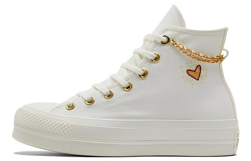 

Converse Chuck Taylor All Star Platform Gold Chain Thriftshop Yellow Women s A04453C 36