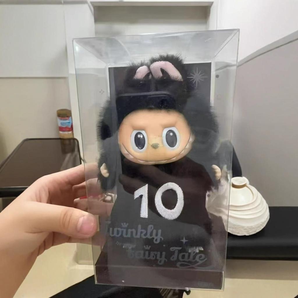 LABUBU Plush Toy Pendants 10th Anniversary Exhibition Limited Edition Trendy Bubble Plush Toys