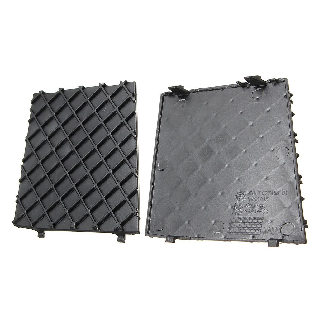 Coppia Per BMW Serie 5 E60 E61 M SPORT Pacchetto M Auto Paraurti Anteriore Griglia Inferiore a Rete Piastra Finitura Copertura Tappo 51117897186 51117897184