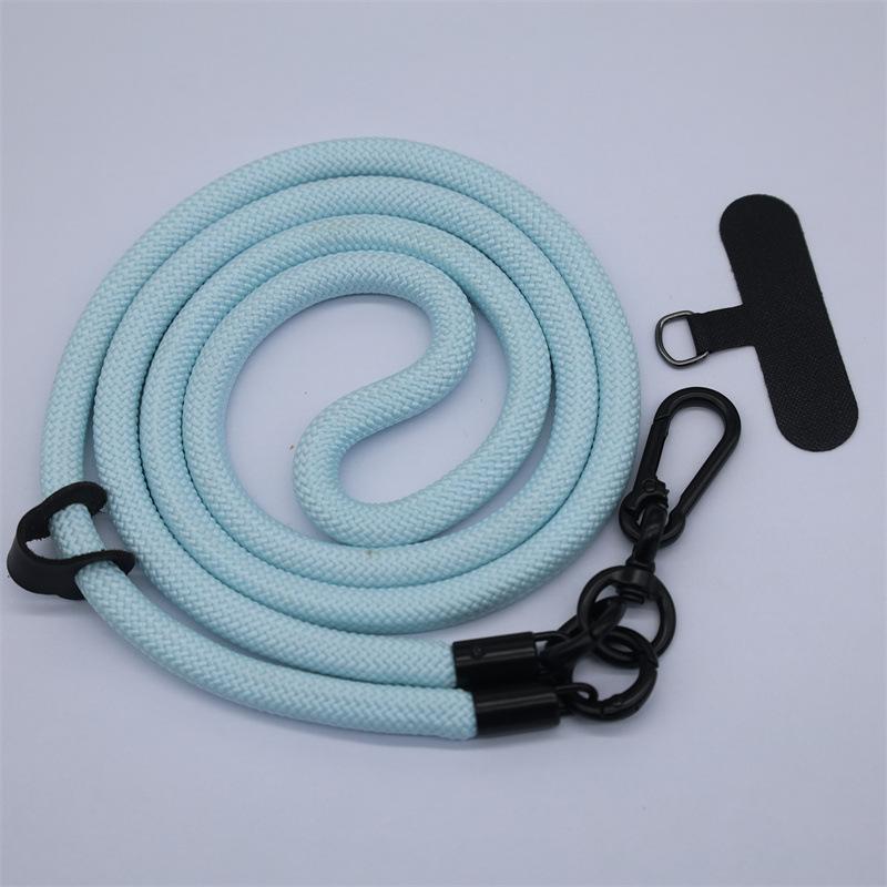 

Wrist Mobile Phone Rope Pad Adjustable Crossbody Lanyard Multi-functional Mobile Phone Pad Lanyard Anti-loss Spring Lanyard Polyester / Nylon синій