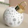 Rotating Starry Sky Projector Night Light Glass Hanging Ornament with Star and Moon Projection for