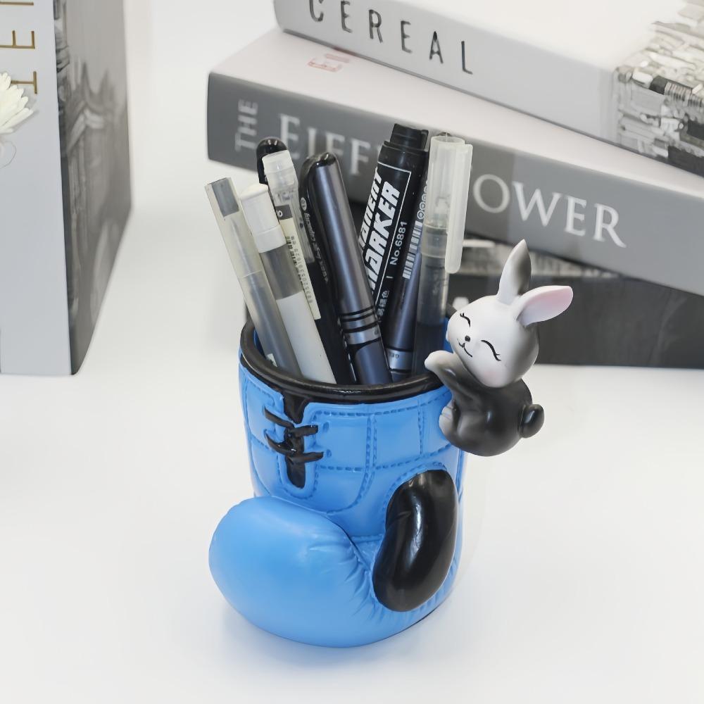 Stable Base Pen Holder Resin Brush Container Creative Pen Box  Student