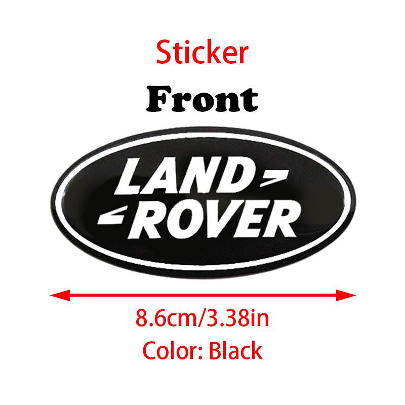 86mm 104mm Car Front Grille Logo For Land Rover Discovery Range Rover Evpque Defender 4 Velar Freelander Trunk Badge Accessories pzcr2