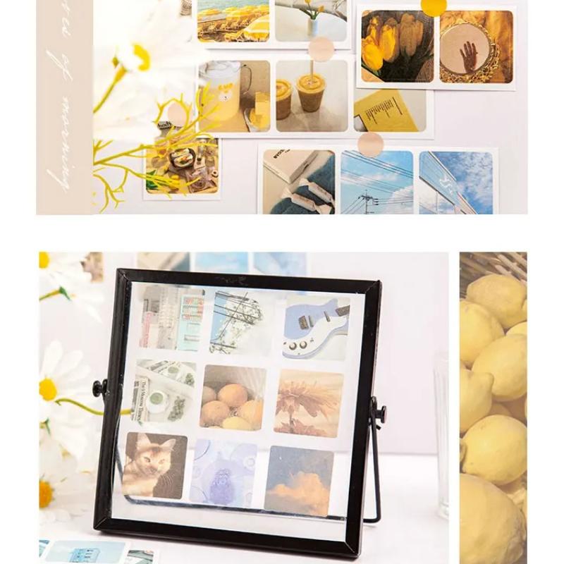 30pcs/pack 90patterns/pack Ins Material Stickers Book Scrapbooking Junk Journal Creative Stationery DIY Deco Stickers