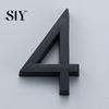 Weather-resistant House Numbers Modern 3D Heavy Duty Rust-proof Simple Installation Number with Shadows Address for Outside Home Front Door