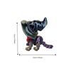 Plastic Material 3D Printed Cat Model Realistic Design Cute Cat Figure  Desktop Display