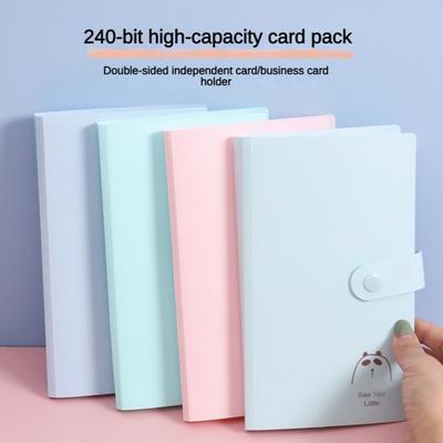 Small Card Storage Book, Small Photo Album, Train Ticket Collection Book, Polaroid Business Card Holder, Transparent Card, Star Chasing Card