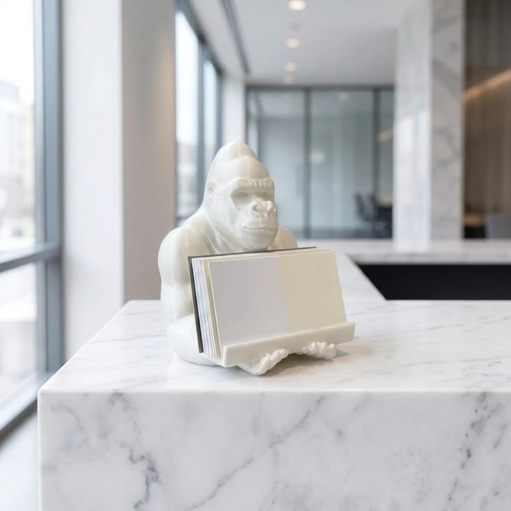 Phone Stand Funny Gorilla-Shaped Stand Creative Decorations Pen Holder Multi-functional 3D Printed Desktop Accessory Desk