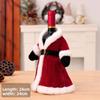 New Christmas Red Wine Set for Christmas Dress Wine Bottle Cover, Christmas Skirt Wine Bottle Decoration Creative Wine Bag