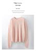 2025 Autumn/Winter Women's Seamless Knit Wool Sweater - Round Neck, Loose Fit, Plus Size, Long Sleeve Top