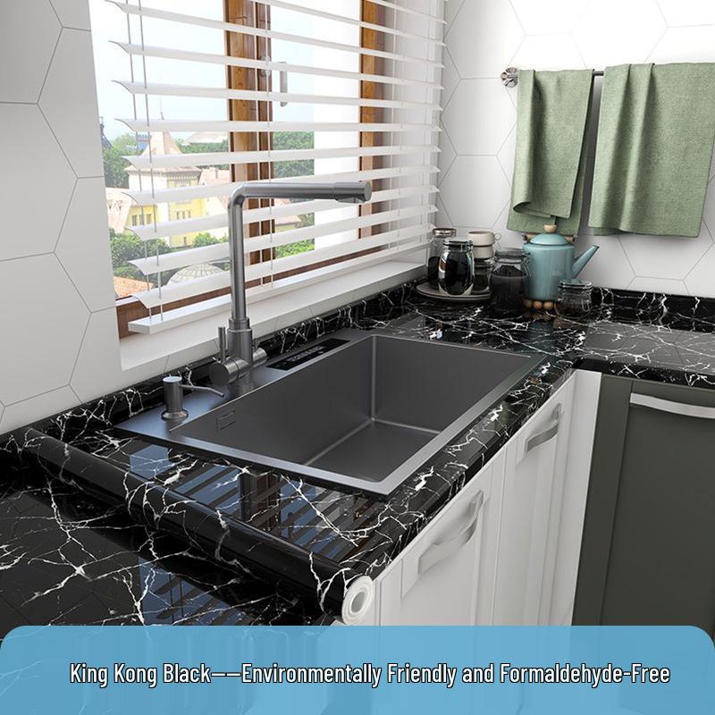 

Самоклеючі водонепроникні кухонні наклейки з плитковим візерунком: Високотемпературний та маслостійкий 60cm x 3m