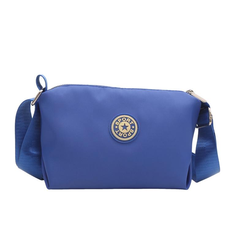 

2024 new Korean version bag female middle-aged mother messenger bag simple casual versatile bag female синій