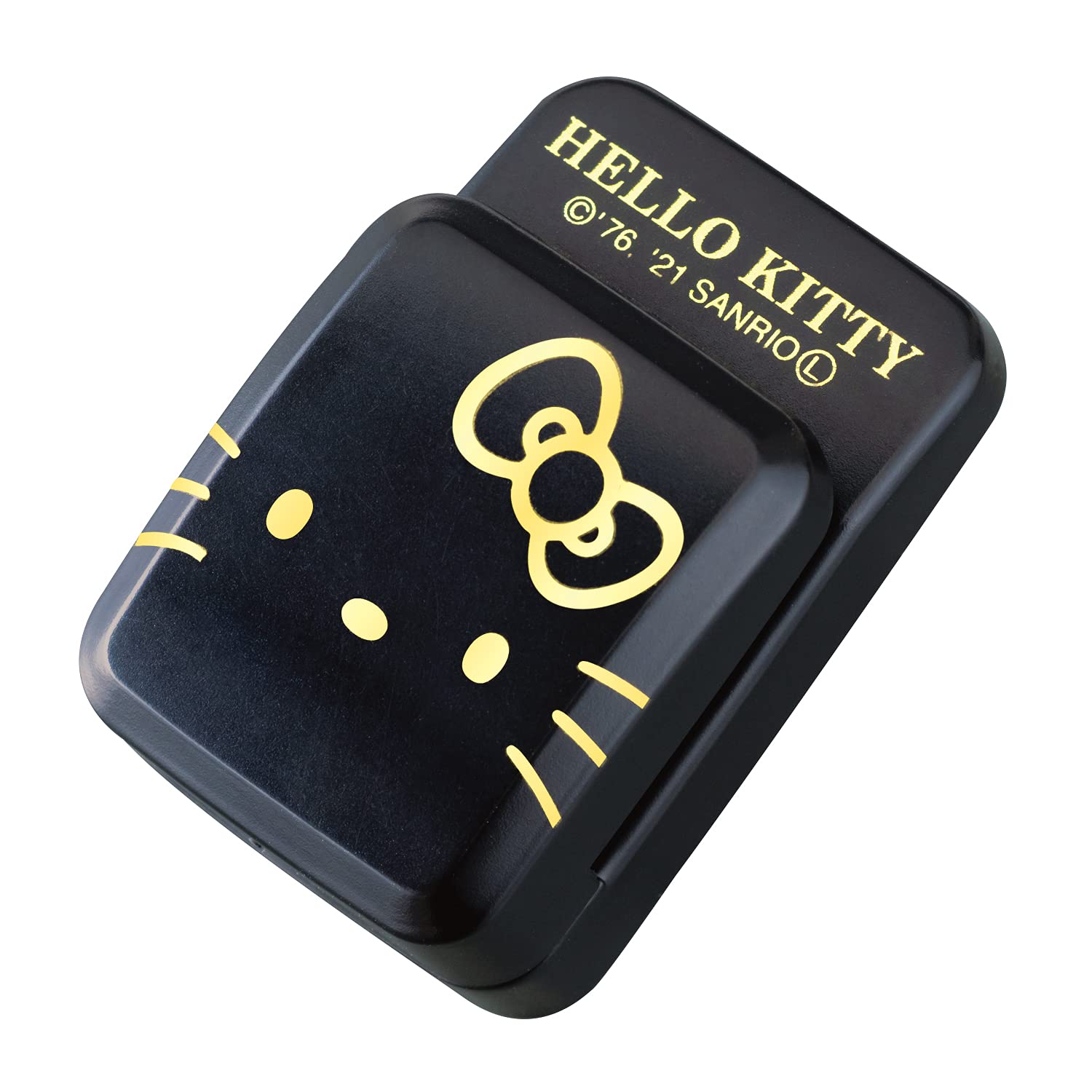 SEIWA Car Supplies Hello Kitty Mask Moclip Black & Gold чёрный