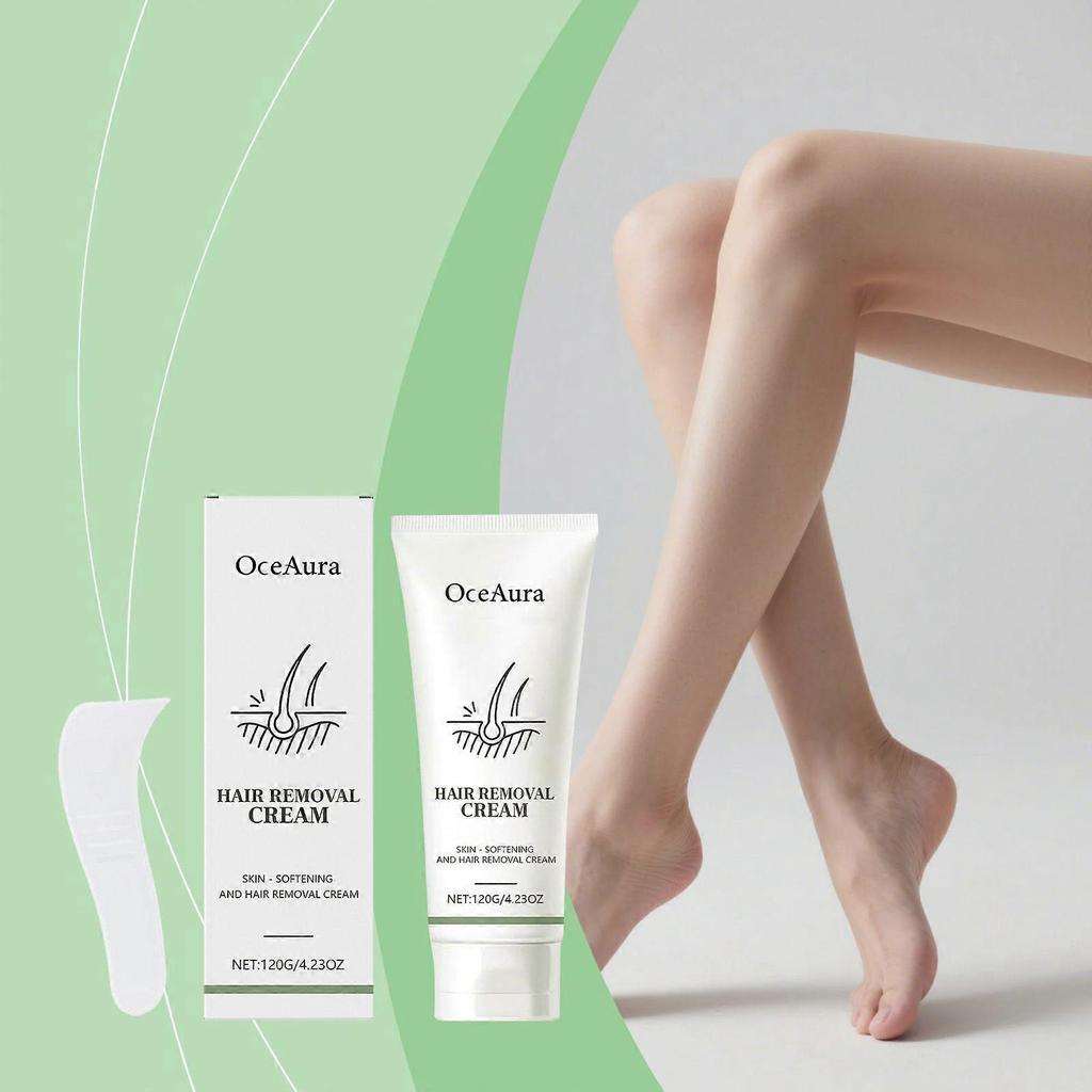 Offerta a tempo limitato!!Oceaura Crema Depilatoria Delicata per Pelle e Capelli, Con i Suoi Ingredienti Delicati, Idrata, Nutre E Leviga il Corpo, Rimuovendo i Peli Delicati