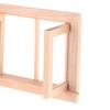 1/12 Dollhouse Miniature Wood 2 Pane Window Frame Diy Furniture Accessory