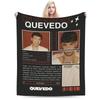 Rapper Quevedo Graphic Warm Blanket  Picnic Plush Bedding Throws Graphic Couch Chair Flannel Bedspread Sofa Bed Cover