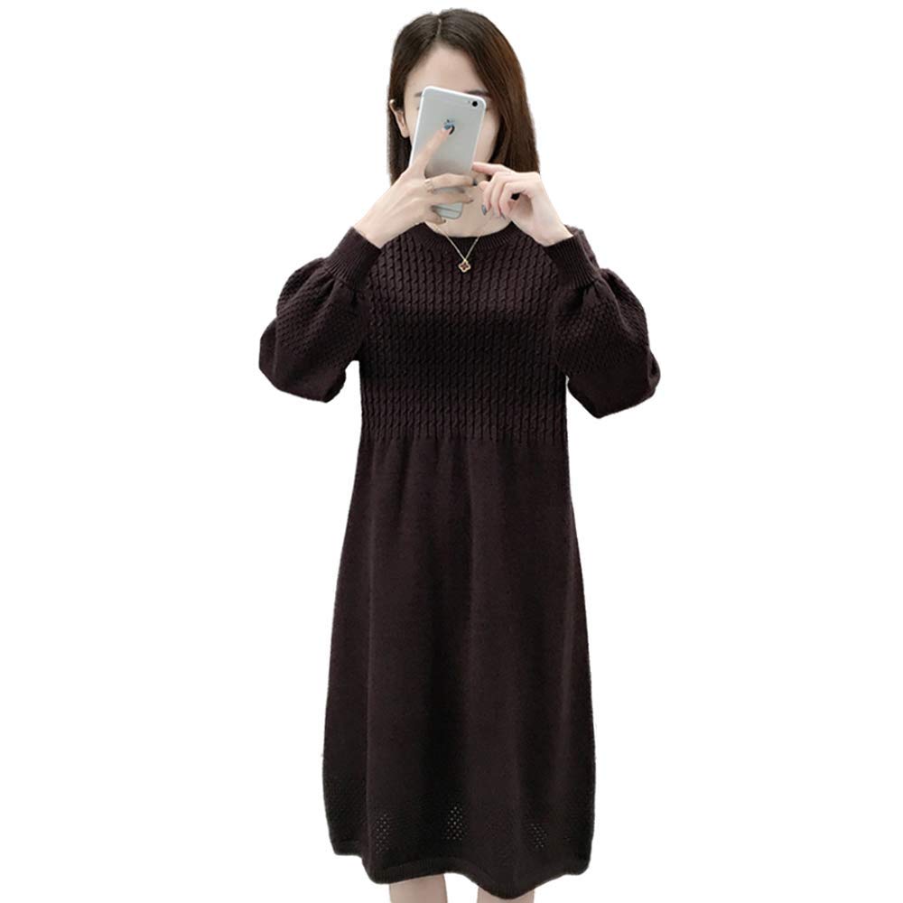 Knit Long Plus Office Long BN [H.U.A] Dress, Simple, Stylish, Fall/Winter, Long, Sleeve, Size, Sexy, Chiffon, Casual, Tight, Fall/Winter Long,