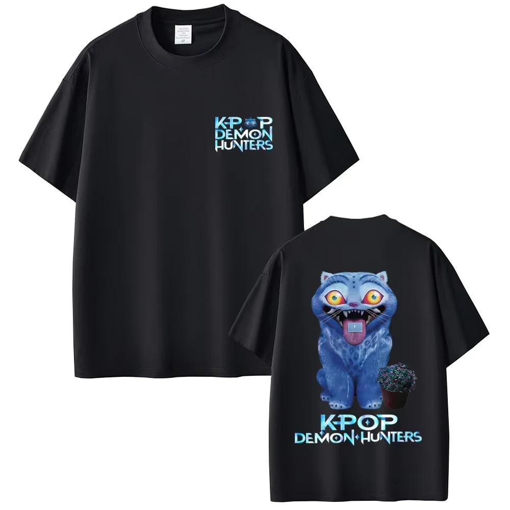 Film KPop Dämonenjäger T-Shirt Rumi Mira Zoey T-Shirts Saja Boys T-Shirt Derpy Tiger T-Shirts Herren Damen Mode Freizeit T-Shirt