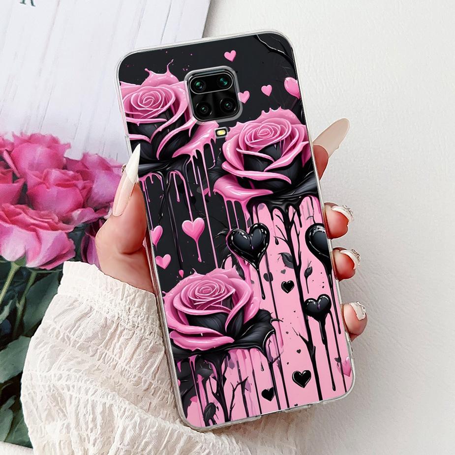 For Xiaomi Redmi Note 9 Pro Case Luxury Painted Cover Soft Silicone Phone Case For Redmi Note 9 Pro Max Note9 S 9S Fundas Bumper
