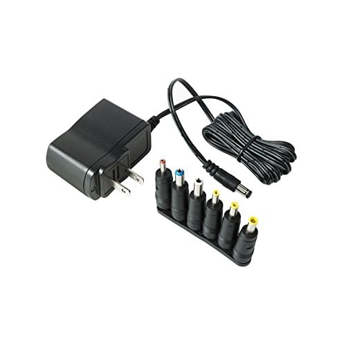 ELPA AC-DC Multi Adapter Konverzní adaptér AC100V 50/60Hz Jmenovitý výstup: DC9V/1000mA Přibl. 1,8m ACD-090S