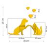 DIY Love Cat Dog Acrylic Mirror Wall Sticker Cartoon Paste Self-adhesive Living Room Bedroom Bathroom Decoration Wall Decor