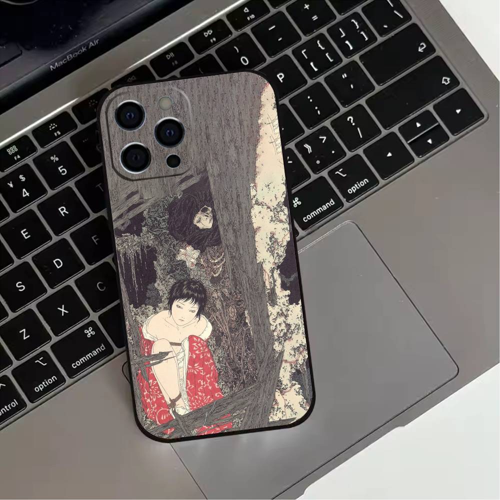 

MaiYaCa Takato Yamamoto Phone Case For iPhone 17,16,15,14,13,12,11 Plus,Pro Max,XS,Soft Silicone Black Cover iPhone14ProMax
