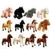 Horse Plush Toy Realistic Horse Stuffed Animal 12" Collectible Horse Soft Soft Animal Doll Pillow for Kids