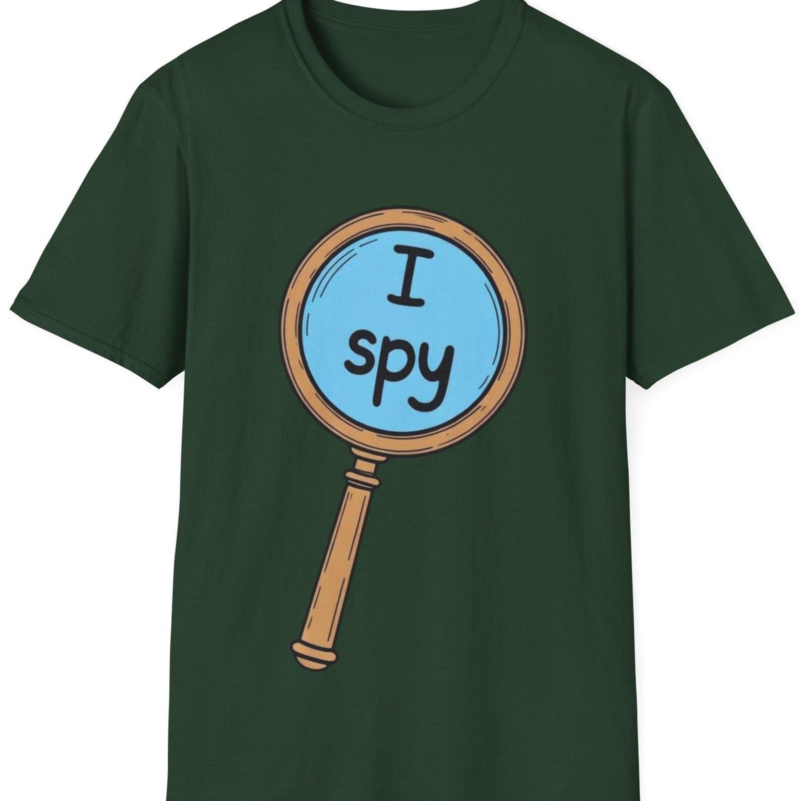I Spy Magnifying Glass T-Shirt | Detective Play Shirt 120