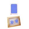 Print Frame & Ink Pads Kit,Dog Or Cat Print Kit,2 No Mess Ink Pads For Pet,Print Pad For Dogs,Wooden Pet Memorial Frame,Personalized Pet 1ml