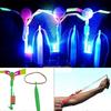 10pcs LED Light Rockets - Bright Flying Toys with Sling Shot Launcher, Party Favorites for Birthday