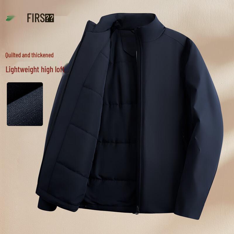 FIRS Мужская зимняя куртка с подкладкой и воротником-стойкой 3XL
