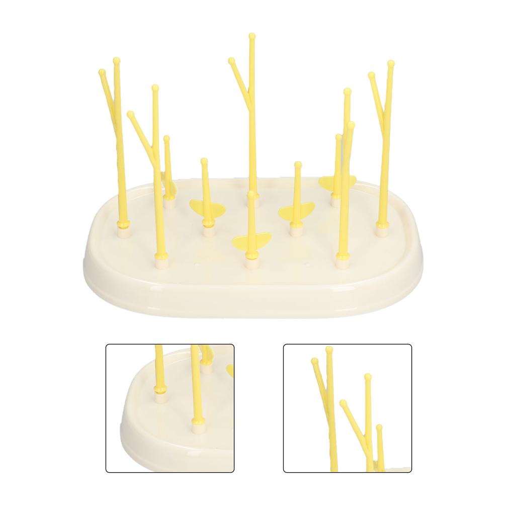 Feeding Bottle Drying Rack Collapsible Portable Baby Feeding Bottle Drying Draining Rack