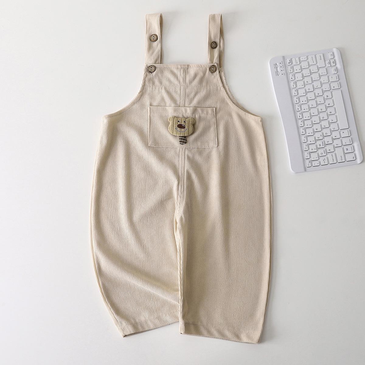 Baby Corduroy Suspender Pants Boys Girls Autumn Clothes Kids Sleeveless Loose Overalls Romper Kids Jumpsuits 73