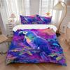 3pc Parrot Jungle Cover Set - 1 Quilt Cover + 2 Pillowcases, All Seasons Bedroom Setting, Perfect for Home009
