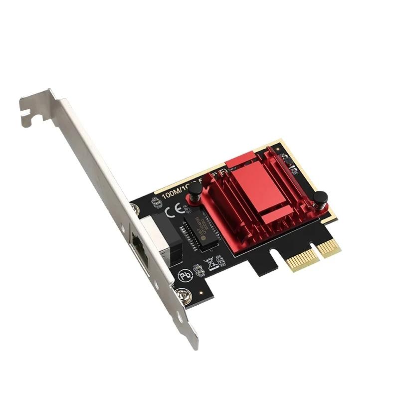 2.5Gbps PCI-E na RJ45 Síťová karta Realtek8126 1G/2.5G RJ45 Rozhraní Gigabit Ethernet PCI Express Wlan Adaptér pro PC Win10/11