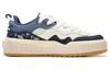 Li Ning 001 UNBLOCK Cushioning, Wear Resistant Low Top Skateboard Shoes Men's Blue AGCT217-4