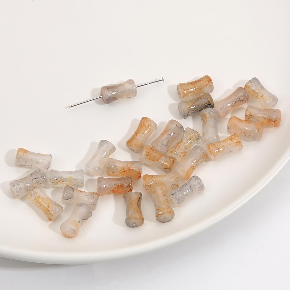 

20 шт. хрустальные стеклянные бусины для серьги, браслета, ожерелья, браслета «сделай сам», ювелирные изделия, изготовление бусин 6x12mm