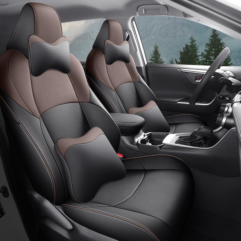 Full Coverage Car Seat Covers For Toyota CHR 2020-2025 Leather Interior Non-slip Seat Cushion Protective Automotive Parts