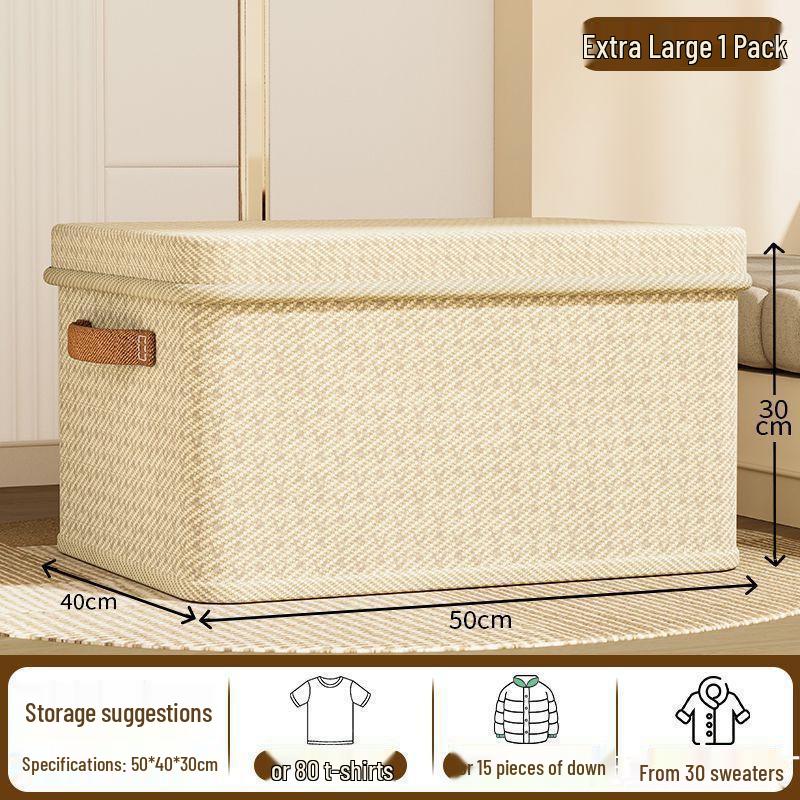 Larger Foldable Fabric Storage Box for Clothes
