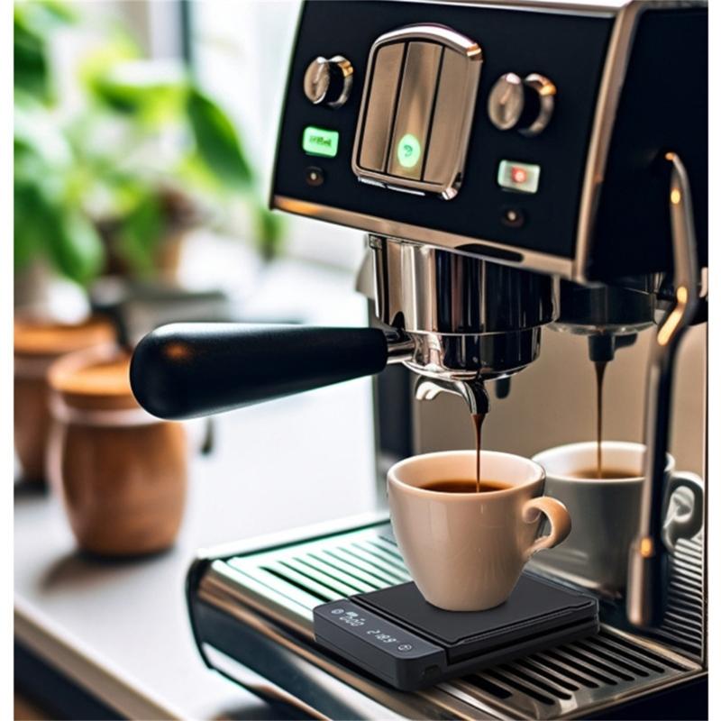 Small LED Display Coffee Scale Food Scales Plastic Material Small Digital Coffee Scale Perfect Gift for Coffee Lovers