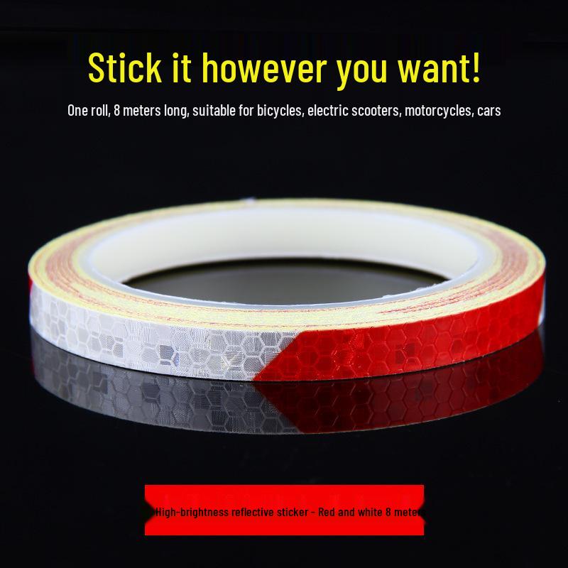 Reflective Luminous Stickers for Bikes and Motorcycles Wheels