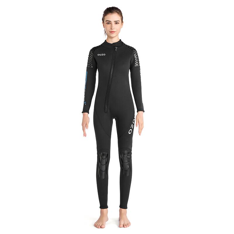 Ouzo Men's 3mm Long-Sleeve One-Piece Wetsuit