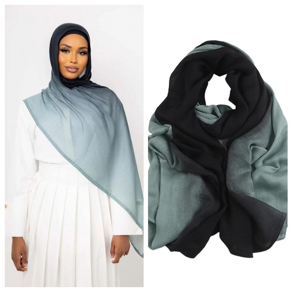 Long Hijab Scarf Bandana Wraps Shawl Luxury Headscarf  Beach